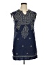 Max Studio 100% Cotton Blue Casual Dress Size M (estimated) - photo 1