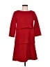 Lisa Perry 100% Wool Red Casual Dress Size 10 - photo 1