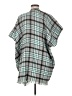 Ann Taylor LOFT 100% Acrylic Teal Poncho Size Med - Lg - photo 2