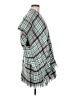 Ann Taylor LOFT 100% Acrylic Teal Poncho Size Med - Lg - photo 4