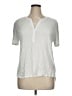 Old Navy 100% Rayon Ivory Short Sleeve Henley Size XL - photo 1
