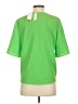 Cupio Green Short Sleeve Blouse Size S - photo 2