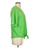 Cupio Green Short Sleeve Blouse Size S - photo 4