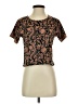 Assorted Brands Brown Short Sleeve Top Size S - photo 1