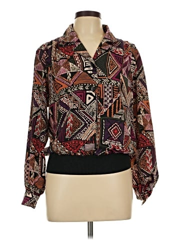 Notations Long Sleeve Blouse (view 1)