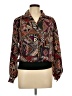 Notations 100% Polyester Black Long Sleeve Blouse Size 10 - photo 1