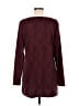 MULTIPLES Argyle Burgundy Casual Dress Size M - photo 2