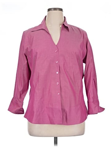 Coldwater Creek 3/4 Sleeve Button-Down Shirt (view 1)