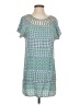 Ella Moss Print Blue Casual Dress Size S - photo 1