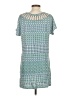 Ella Moss Print Blue Casual Dress Size S - photo 2