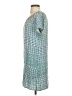 Ella Moss Print Blue Casual Dress Size S - photo 5