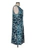 Apt. 9 Chevron-herringbone Teal Casual Dress Size M - photo 4