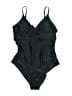 Unbranded Solid Black One Piece Swimsuit Size M (estimated) - photo 1