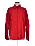 Express Solid Red Long Sleeve Button-Down Shirt Size L - photo 1