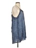 Honey Punch 100% Rayon Blue Sleeveless Top Size L - photo 4