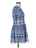BCBGMAXAZRIA Paisley Blue Cocktail Dress Size 2 - photo 4