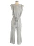 Altar'd State 100% Rayon Stripes Silver Jumpsuit Size M - photo 2