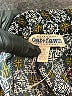 Oat + Fawn 100% Polyester Print Gold Shorts Size M - photo 3