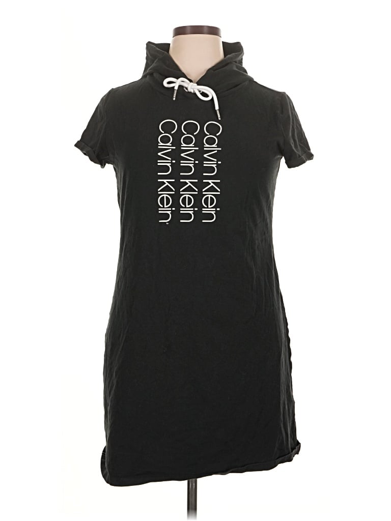 Pre-owned Calvin Klein Casual Dress In Black