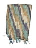Assorted Brands 100% Rayon Teal Tan Scarf One size - photo 2