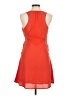 Very J 100% Polyester Orange Cocktail Dress Size M - photo 2