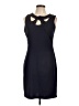 AA Studio Solid Black Cocktail Dress Size 12 - photo 1