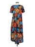 Lularoe Print Blue Casual Dress Size S - photo 2