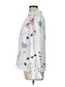 Unbranded Floral White Long Sleeve Blouse Size L - photo 5