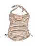 Pez D'Or Stripes Ivory Swimsuit Top Size S - photo 1