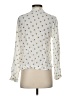 Gap 100% Viscose Floral Ivory Long Sleeve Blouse Size S - photo 2