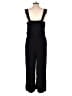 Ann Taylor LOFT Solid Black Jumpsuit Size L - photo 2