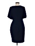 Wardrobe Solid Blue Casual Dress Size M - photo 2
