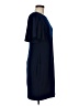 Wardrobe Solid Blue Casual Dress Size M - photo 4
