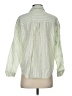 Only Stripes Green Long Sleeve Blouse Size S - photo 2