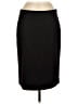 Rafaella Solid Black Casual Skirt Size 8 - photo 1