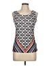 Unbranded 100% Polyester Ivory Tank Top Size L (estimated) - photo 1