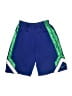 Nike 100% Polyester Color Block Blue Athletic Shorts Size S - photo 1
