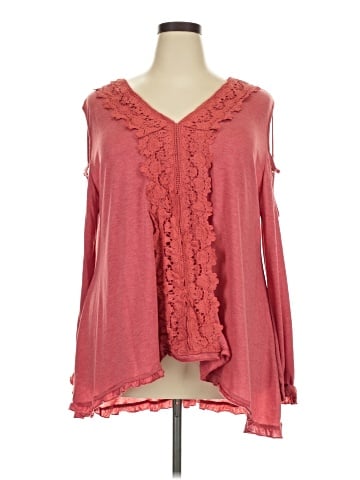 Rose Gal Long Sleeve Blouse (view 1)