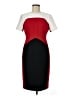 Anne Klein Color Block Red Cocktail Dress Size 6 - photo 1