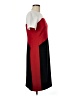 Anne Klein Color Block Red Cocktail Dress Size 6 - photo 4