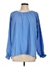 Jessica Simpson 100% Polyester Blue Long Sleeve Blouse Size L - photo 1