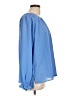 Jessica Simpson 100% Polyester Blue Long Sleeve Blouse Size L - photo 4