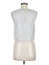 Cami NYC Silver Sleeveless Silk Top Size M - photo 2