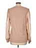MIHOLL Tan Long Sleeve Top Size L - photo 2