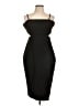 French Connection Solid Black Cocktail Dress Size 12 - photo 1