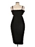 French Connection Solid Black Cocktail Dress Size 12 - photo 2
