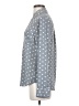 Express Outlet 100% Polyester Polka Dots Gray Long Sleeve Blouse Size XS - photo 5