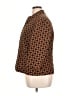 MULTIPLES Print Brown Blazer Size XL - photo 5