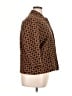 MULTIPLES Print Brown Blazer Size XL - photo 4