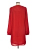Charming Charlie 100% Polyester Solid Red Casual Dress Size L - photo 2